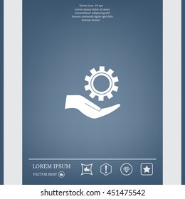 Configure Web icon. vector design