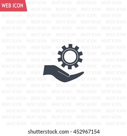 Configure Web icon. vector design