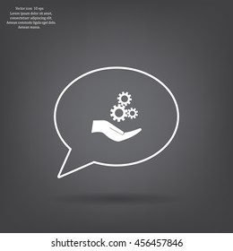 Configure Web icon. vector design