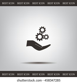 Configure Web icon. vector design