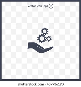 Configure Web icon. vector design