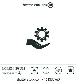 Configure Web icon. vector design