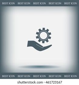 Configure Web icon. vector design