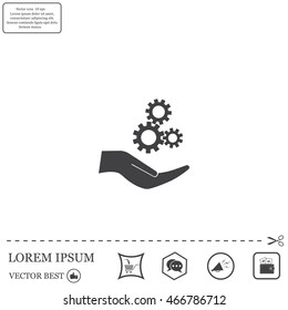 Configure Web icon. vector design