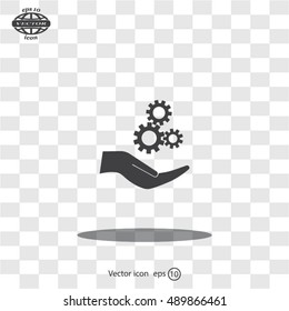 Configure Web icon. vector design
