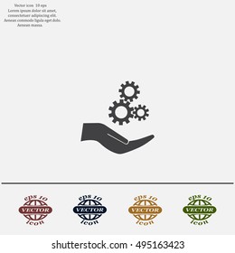 Configure Web icon. vector design