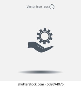 Configure Web icon. vector design