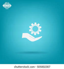 Configure Web icon. vector design
