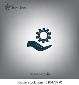 Configure Web icon. vector design