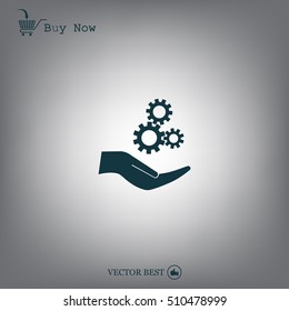 Configure Web icon. vector design