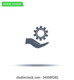 Configure Web icon. vector design