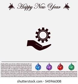 Configure Web icon. vector design