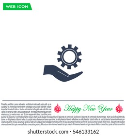 Configure Web icon. vector design