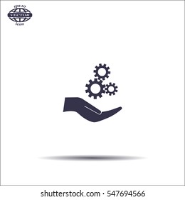 Configure Web icon. vector design