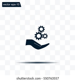 Configure Web icon. vector design