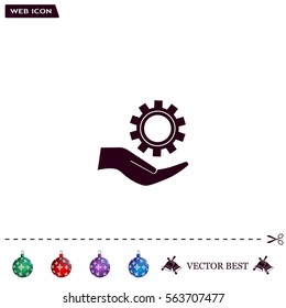 Configure Web icon. vector design