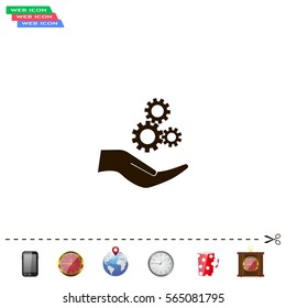 Configure Web icon. vector design
