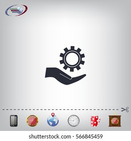 Configure Web icon. vector design