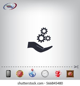 Configure Web icon. vector design