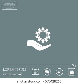 Configure Web icon. vector design
