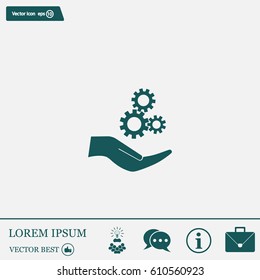 Configure Web icon. vector design