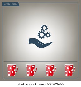 Configure Web icon. vector design