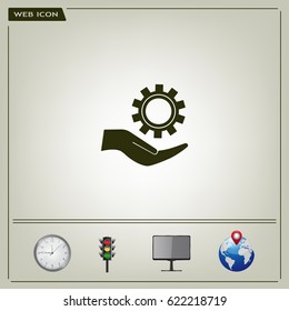Configure Web icon. vector design