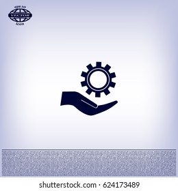 Configure Web icon. vector design