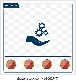 Configure Web icon. vector design