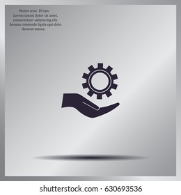Configure Web icon. vector design
