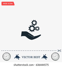 Configure Web icon. vector design