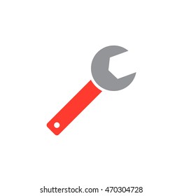Configure wrench icon vector, spanner solid logo illustration, colorful pictogram isolated on white