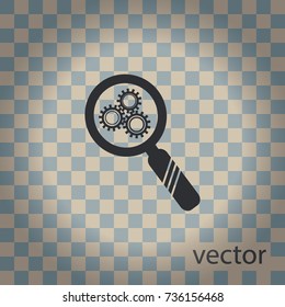 Configures icon, vector design element