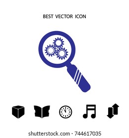 Configures icon, vector design element