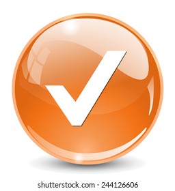 confirm icon / check mark button