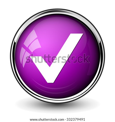 confirm icon / check mark button