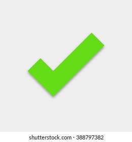 Confirm icon. Success icon.