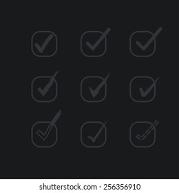 confirm icons