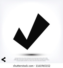 confirm icons, stock vector illustration flat design style