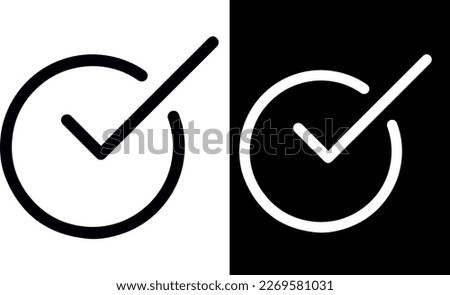 confirm status icon vector design