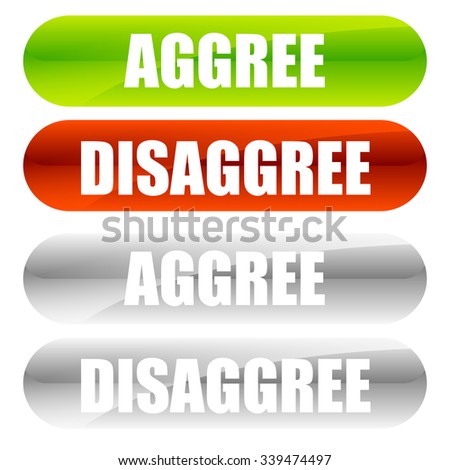 Confirmation buttons with text. Gray versions included.