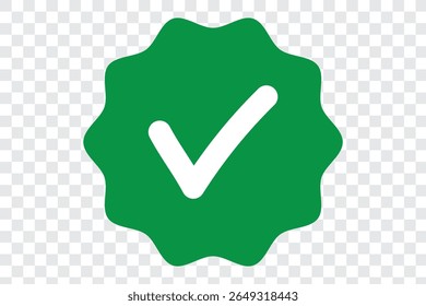 Ícone de Marca de Seleção de Confirmação Perfeito para Aprovações e Validações