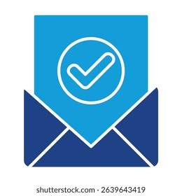 Confirmation Dual Tone Icon Element For Design
