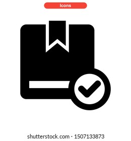 confirmation icon isolated sign symbol vector illustration - high quality black style vector icons
