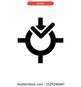 confirmation icon isolated sign symbol vector illustration - high quality black style vector icons
