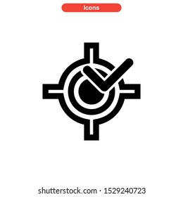 confirmation icon isolated sign symbol vector illustration - high quality black style vector icons
