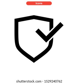 confirmation icon isolated sign symbol vector illustration - high quality black style vector icons
