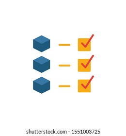 Confirmation icon. Simple element from blockchain icons collection. Creative Confirmation icon ui, ux, apps, software and infographics.