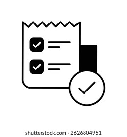 Confirmation Icon vector stock illustration