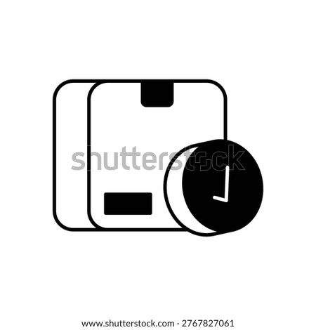 Confirmed Delivery Icon vector stock illustration